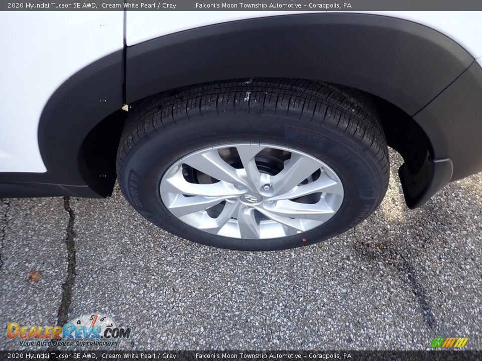 2020 Hyundai Tucson SE AWD Cream White Pearl / Gray Photo #7