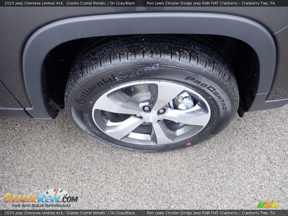 2020 Jeep Cherokee Limited 4x4 Granite Crystal Metallic / Ski Gray/Black Photo #9