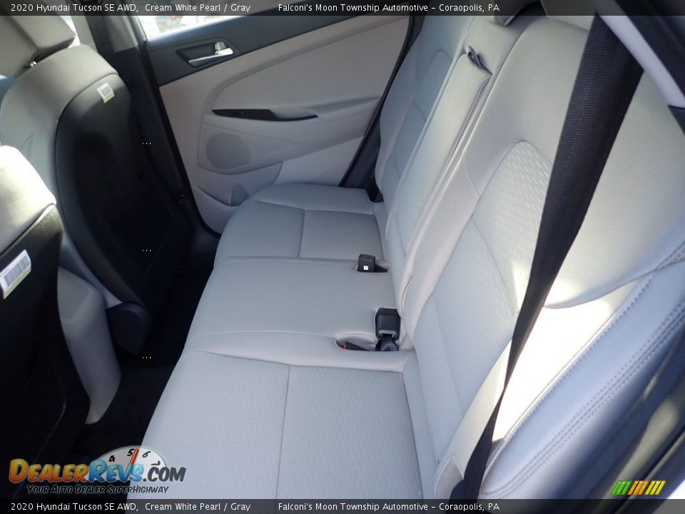 2020 Hyundai Tucson SE AWD Cream White Pearl / Gray Photo #8