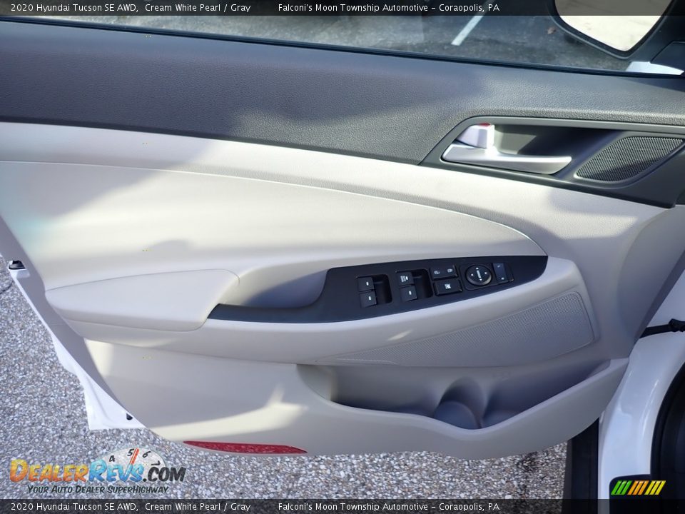 2020 Hyundai Tucson SE AWD Cream White Pearl / Gray Photo #11