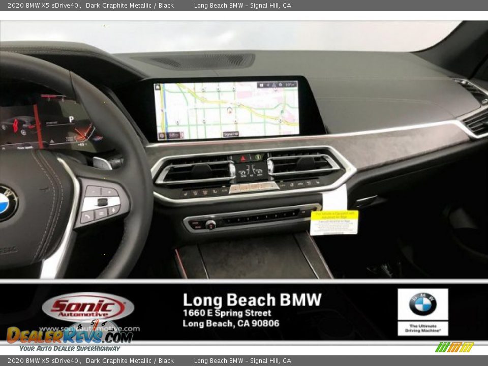 2020 BMW X5 sDrive40i Dark Graphite Metallic / Black Photo #5