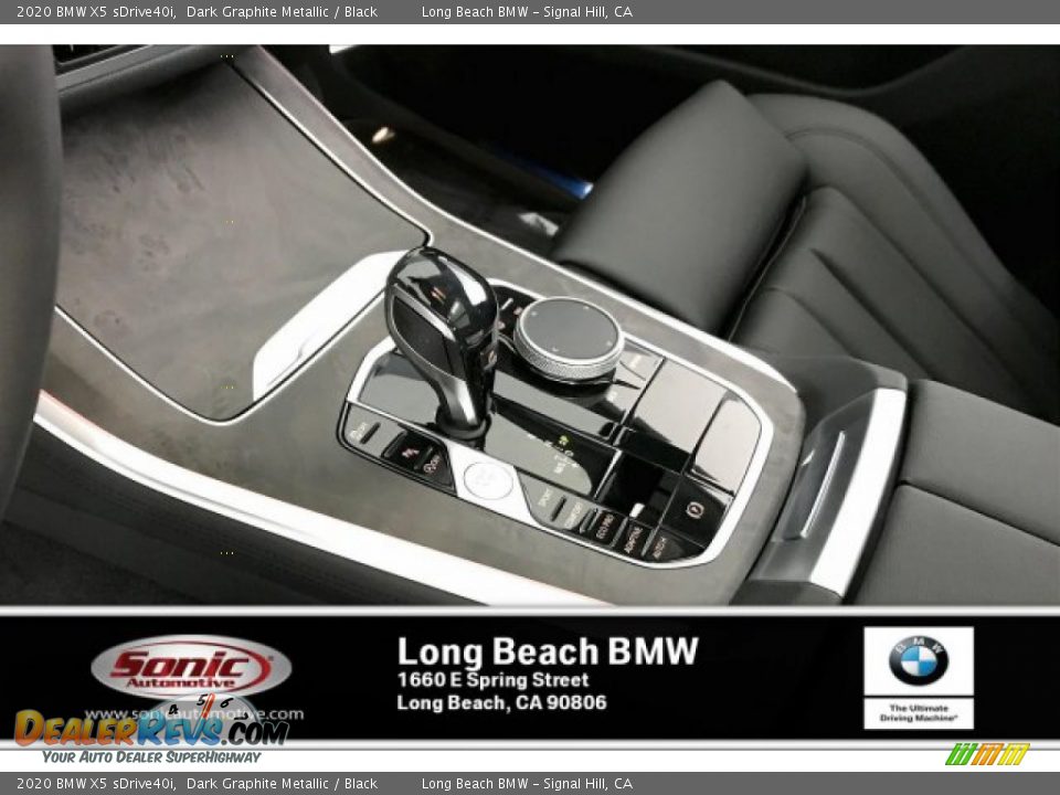 2020 BMW X5 sDrive40i Dark Graphite Metallic / Black Photo #6