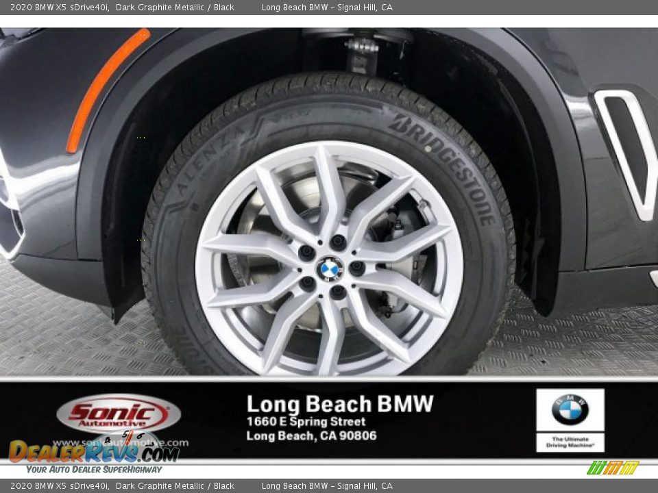 2020 BMW X5 sDrive40i Dark Graphite Metallic / Black Photo #9