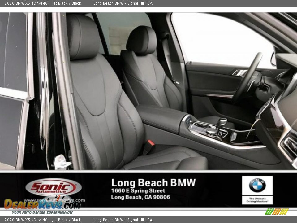 2020 BMW X5 sDrive40i Jet Black / Black Photo #7