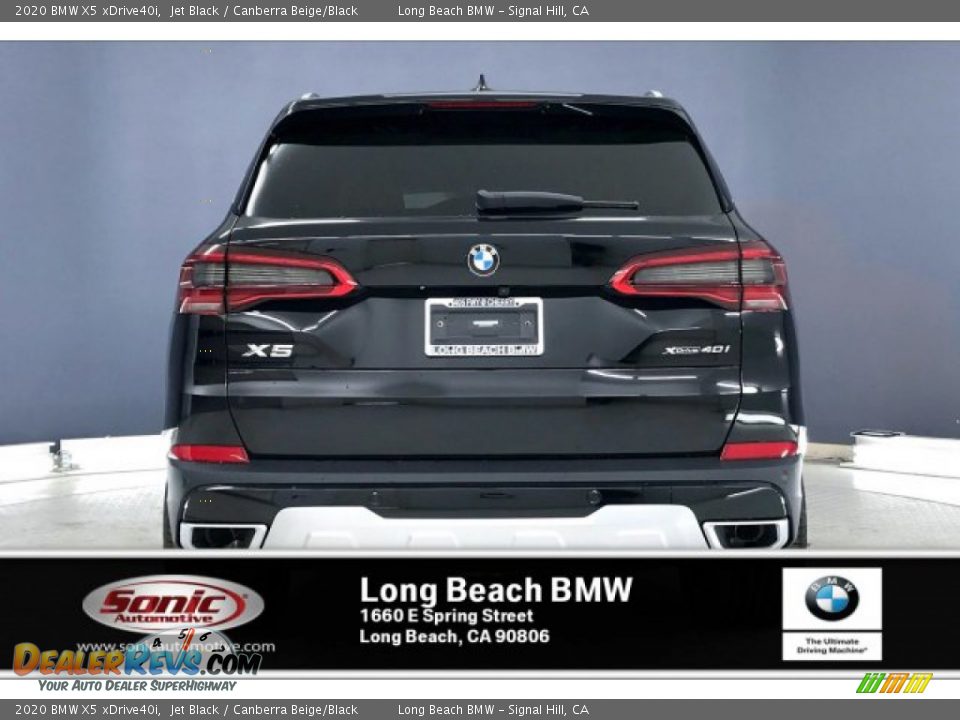 2020 BMW X5 xDrive40i Jet Black / Canberra Beige/Black Photo #3