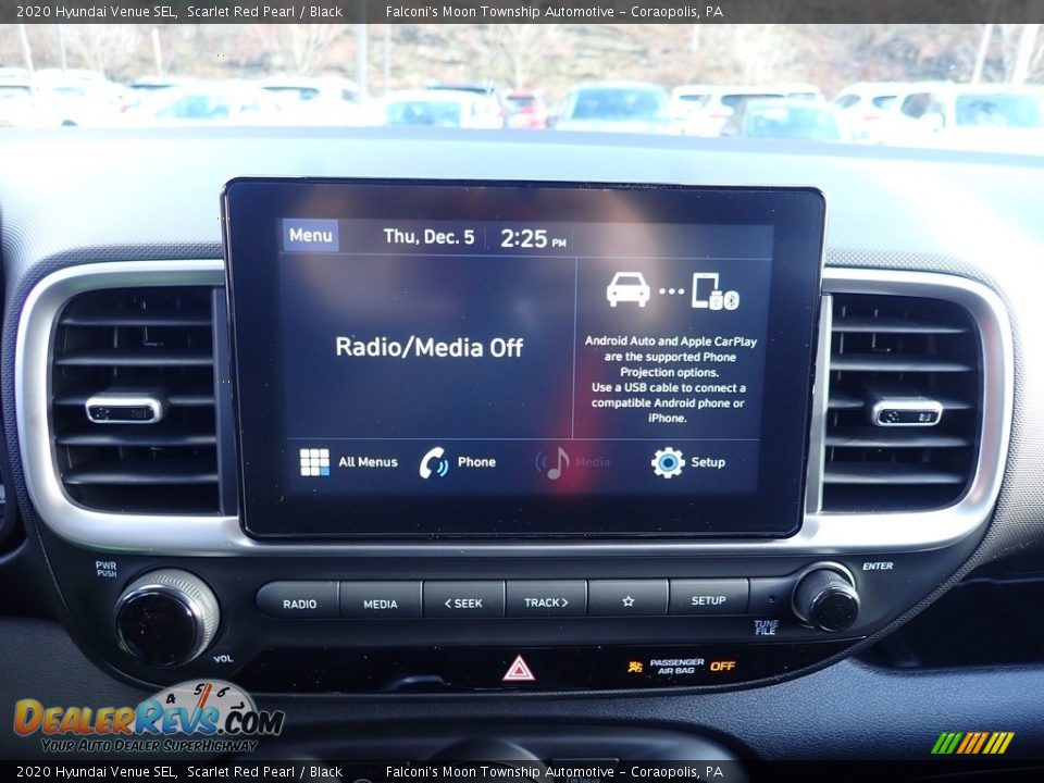 2020 Hyundai Venue SEL Scarlet Red Pearl / Black Photo #13