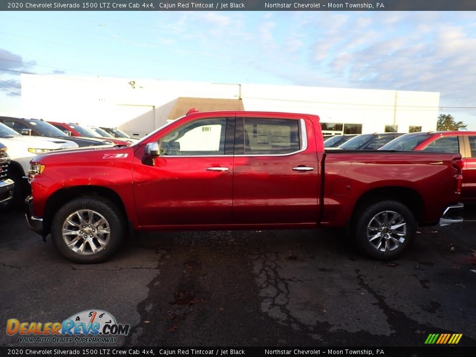 2020 Chevrolet Silverado 1500 LTZ Crew Cab 4x4 Cajun Red Tintcoat / Jet Black Photo #2