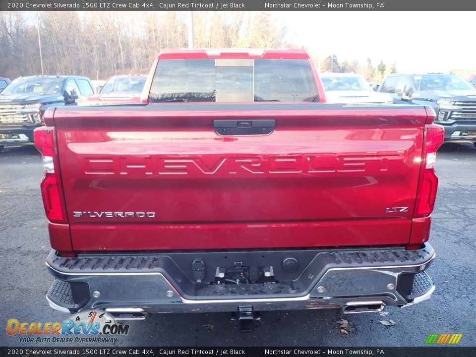 2020 Chevrolet Silverado 1500 LTZ Crew Cab 4x4 Cajun Red Tintcoat / Jet Black Photo #4