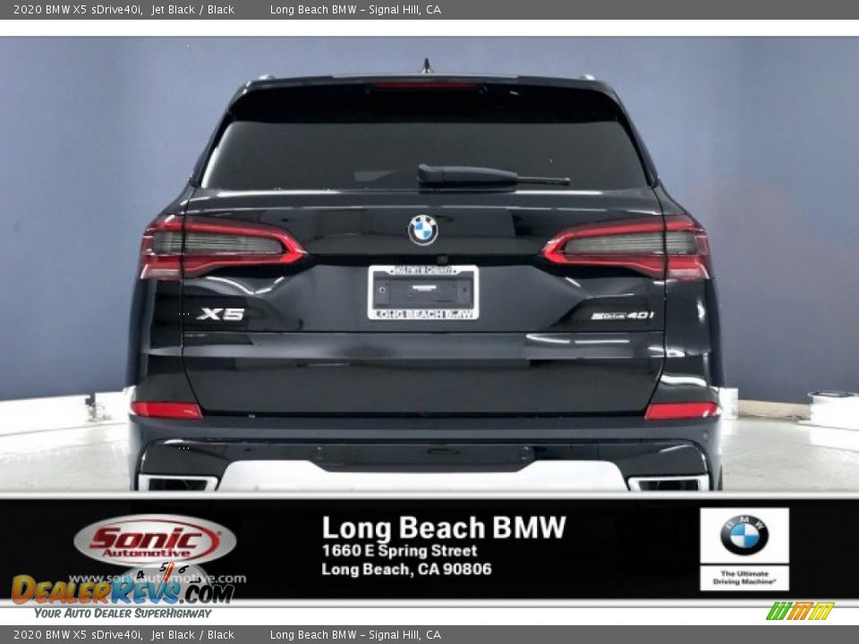 2020 BMW X5 sDrive40i Jet Black / Black Photo #3