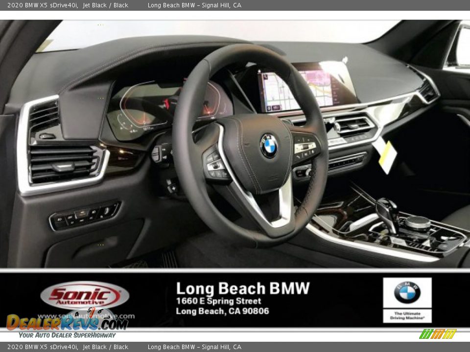 2020 BMW X5 sDrive40i Jet Black / Black Photo #4