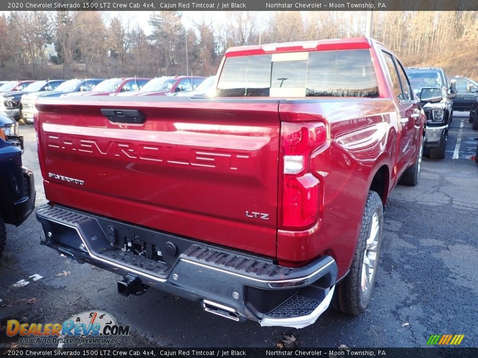 2020 Chevrolet Silverado 1500 LTZ Crew Cab 4x4 Cajun Red Tintcoat / Jet Black Photo #5