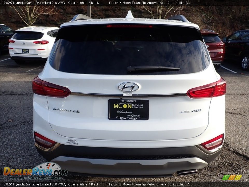 2020 Hyundai Santa Fe Limited 2.0 AWD Quartz White / Black Photo #6