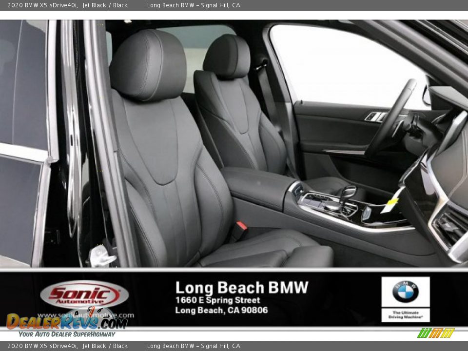 2020 BMW X5 sDrive40i Jet Black / Black Photo #7