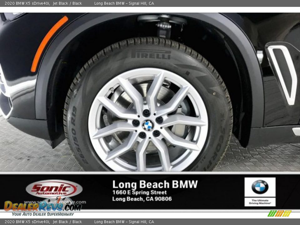 2020 BMW X5 sDrive40i Jet Black / Black Photo #9