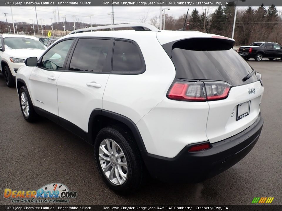 2020 Jeep Cherokee Latitude Bright White / Black Photo #3