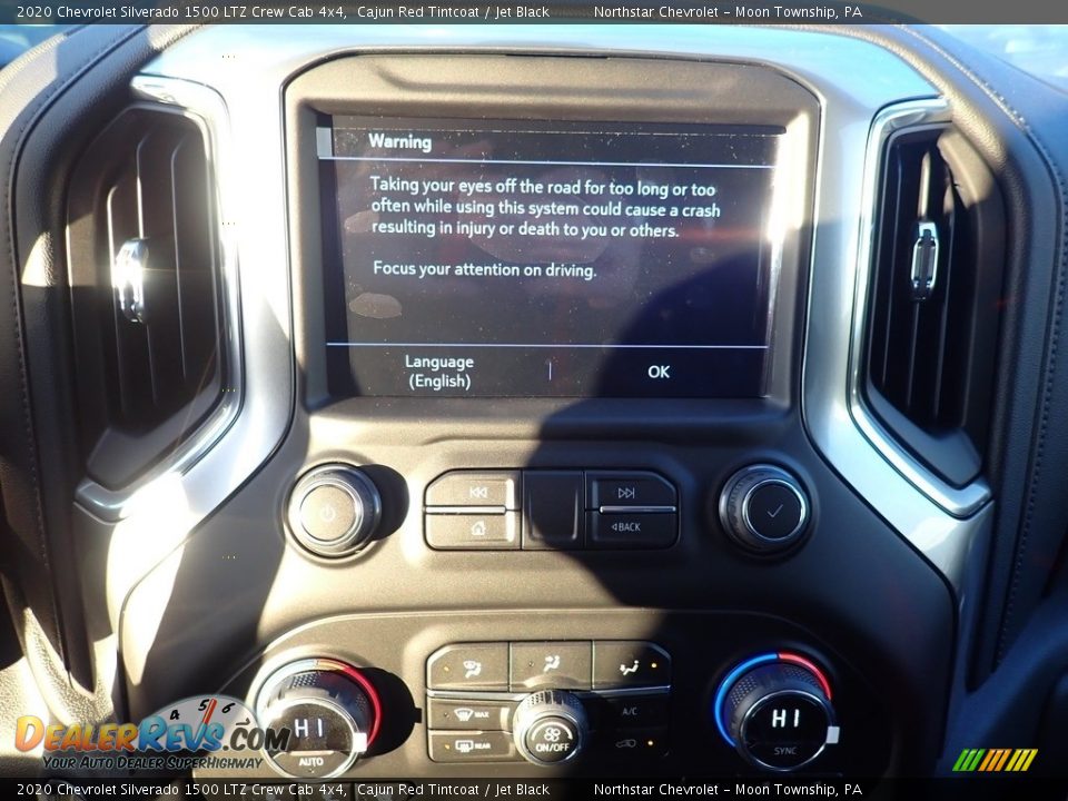 2020 Chevrolet Silverado 1500 LTZ Crew Cab 4x4 Cajun Red Tintcoat / Jet Black Photo #16