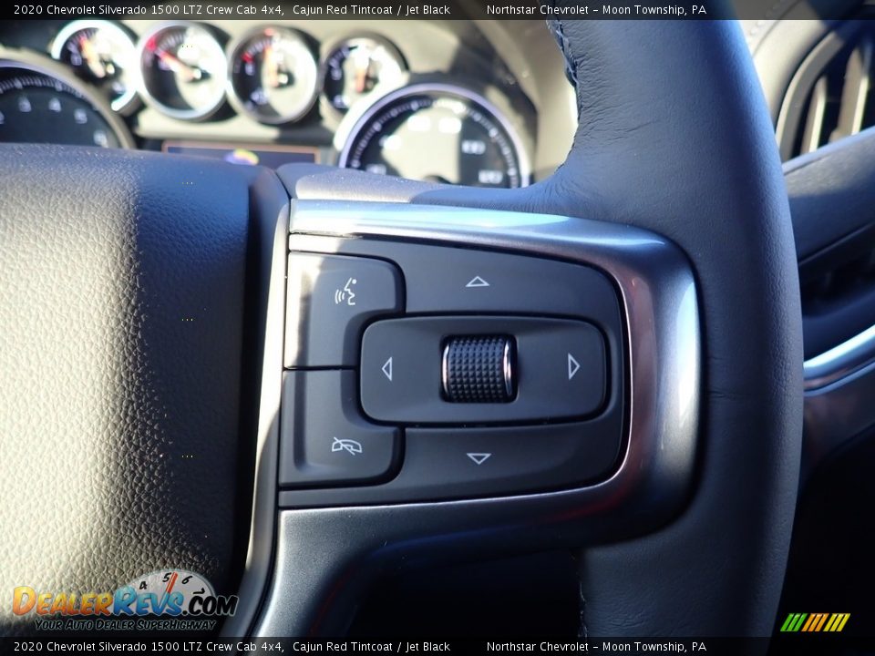 2020 Chevrolet Silverado 1500 LTZ Crew Cab 4x4 Cajun Red Tintcoat / Jet Black Photo #19