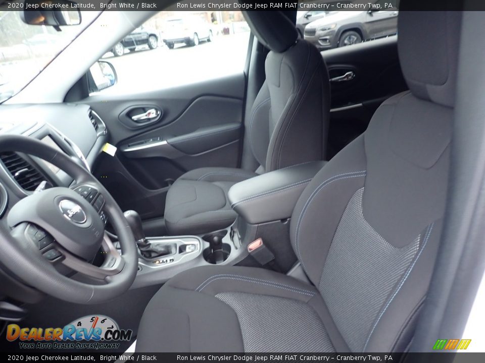 2020 Jeep Cherokee Latitude Bright White / Black Photo #12