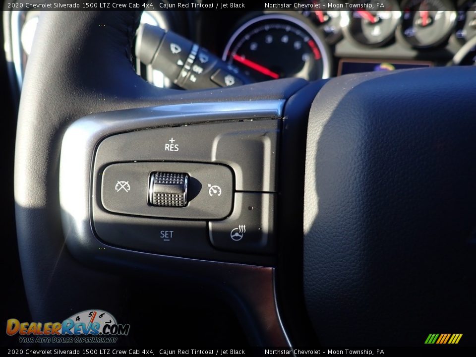 2020 Chevrolet Silverado 1500 LTZ Crew Cab 4x4 Cajun Red Tintcoat / Jet Black Photo #20