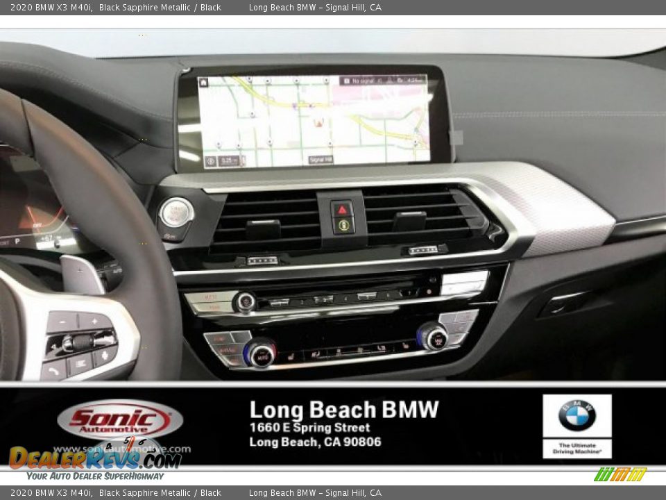 2020 BMW X3 M40i Black Sapphire Metallic / Black Photo #5