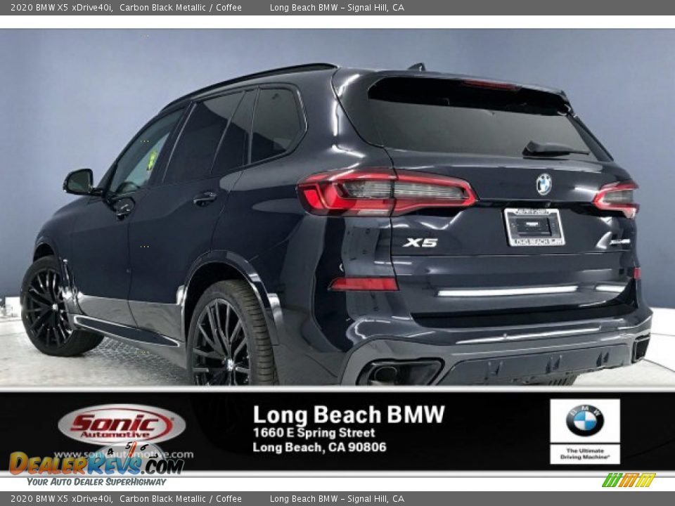 2020 BMW X5 xDrive40i Carbon Black Metallic / Coffee Photo #2