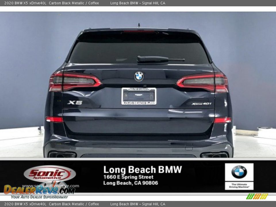 2020 BMW X5 xDrive40i Carbon Black Metallic / Coffee Photo #3