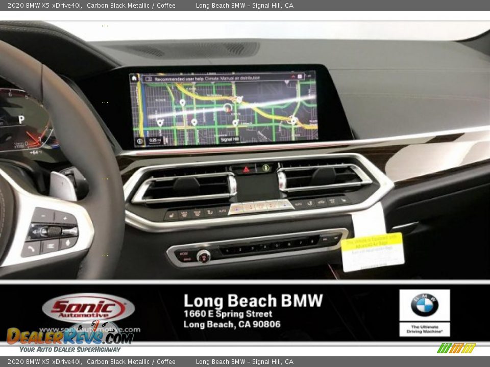 2020 BMW X5 xDrive40i Carbon Black Metallic / Coffee Photo #5