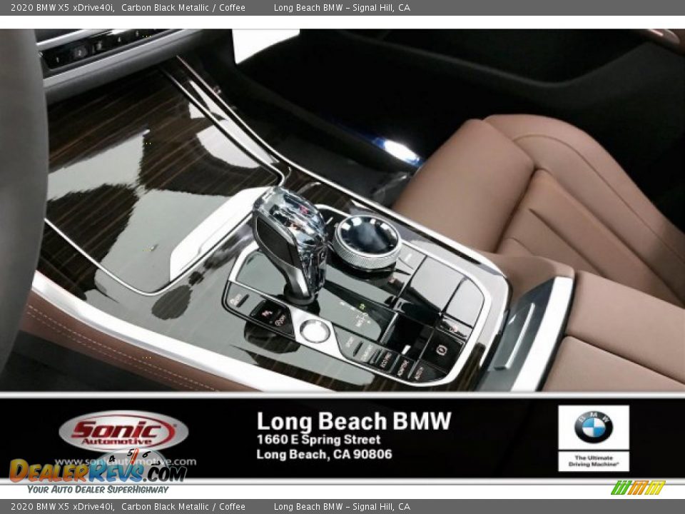 2020 BMW X5 xDrive40i Carbon Black Metallic / Coffee Photo #6