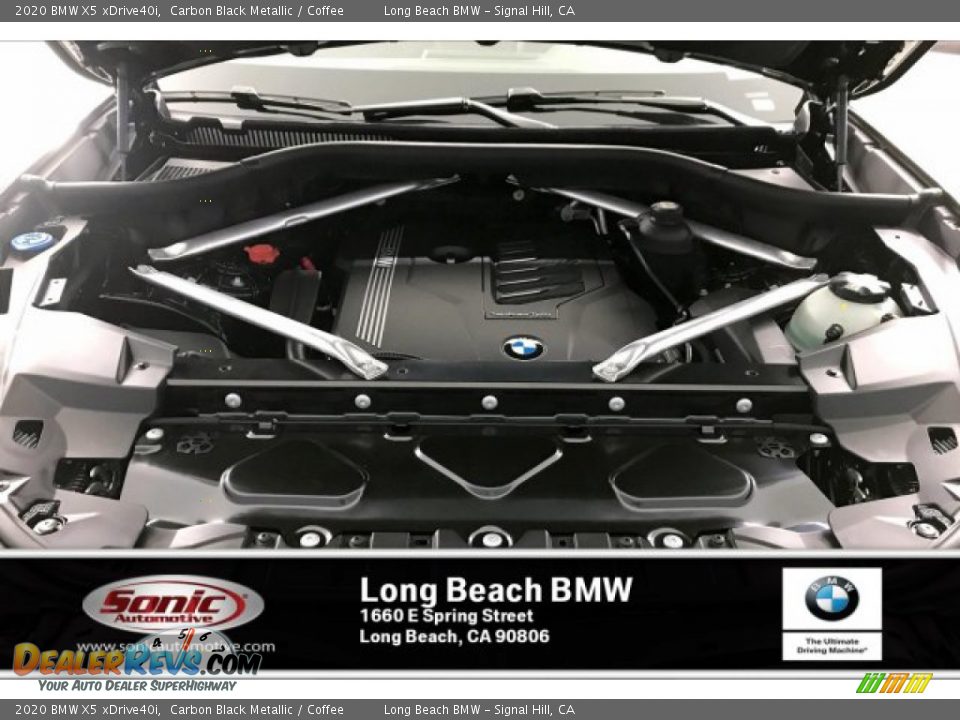 2020 BMW X5 xDrive40i Carbon Black Metallic / Coffee Photo #8