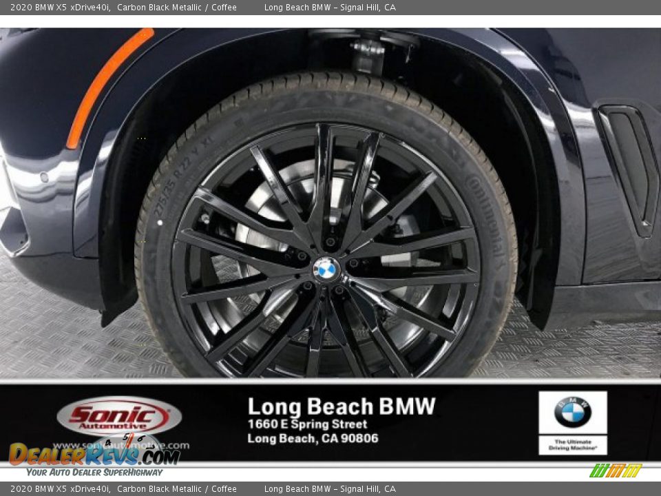 2020 BMW X5 xDrive40i Carbon Black Metallic / Coffee Photo #9