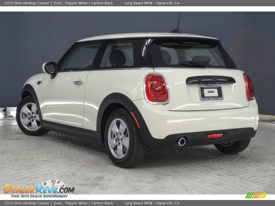 2020 Mini Hardtop Cooper 2 Door Pepper White / Carbon Black Photo #3