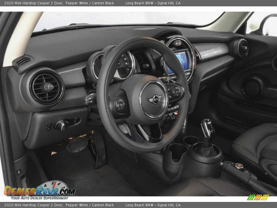 2020 Mini Hardtop Cooper 2 Door Pepper White / Carbon Black Photo #5