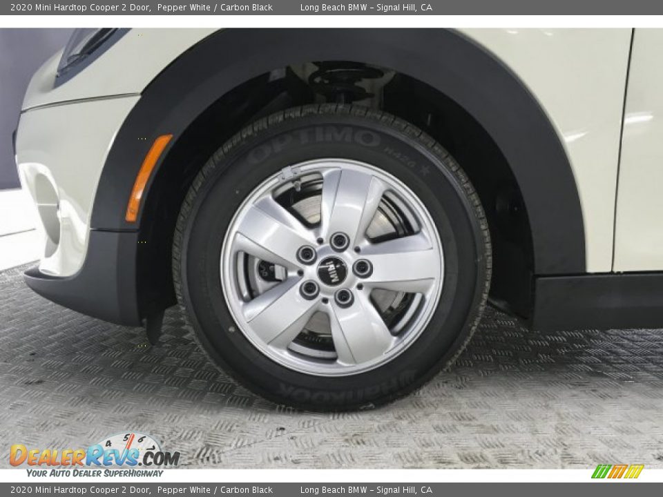 2020 Mini Hardtop Cooper 2 Door Pepper White / Carbon Black Photo #8