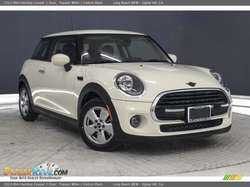 2020 Mini Hardtop Cooper 2 Door Pepper White / Carbon Black Photo #12