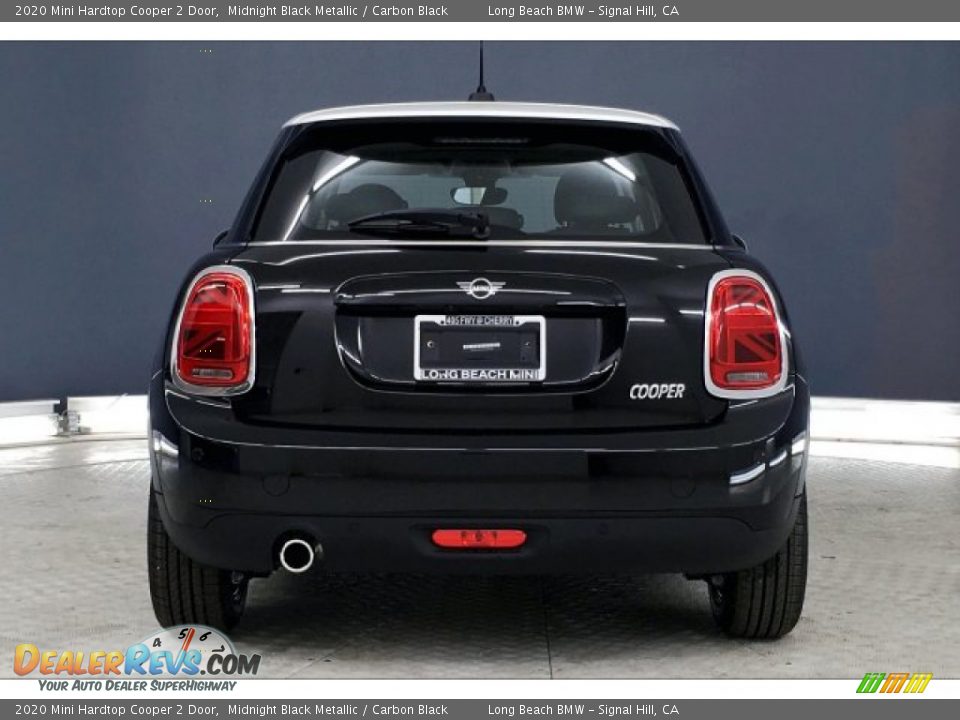 2020 Mini Hardtop Cooper 2 Door Midnight Black Metallic / Carbon Black Photo #3