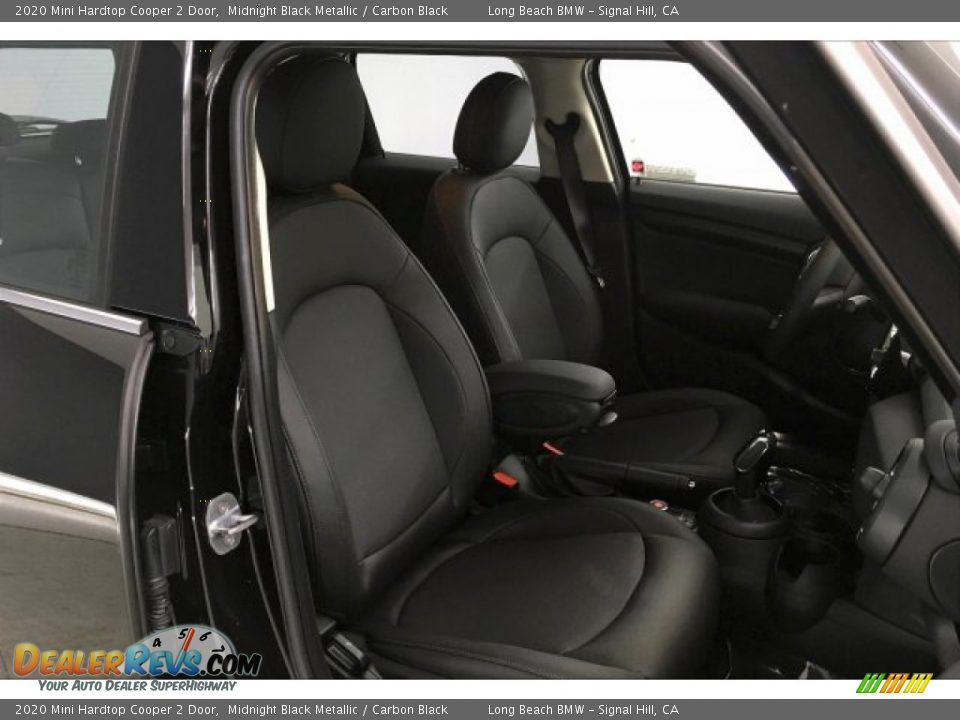 2020 Mini Hardtop Cooper 2 Door Midnight Black Metallic / Carbon Black Photo #7