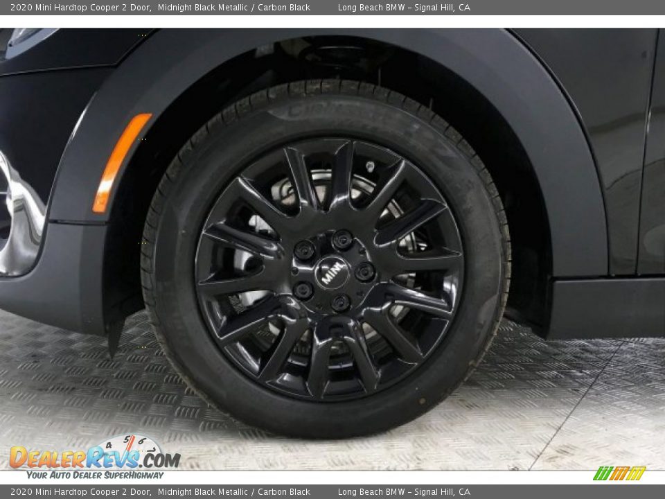 2020 Mini Hardtop Cooper 2 Door Midnight Black Metallic / Carbon Black Photo #9