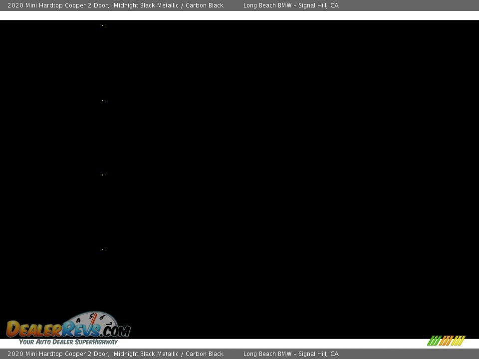 2020 Mini Hardtop Cooper 2 Door Midnight Black Metallic / Carbon Black Photo #11