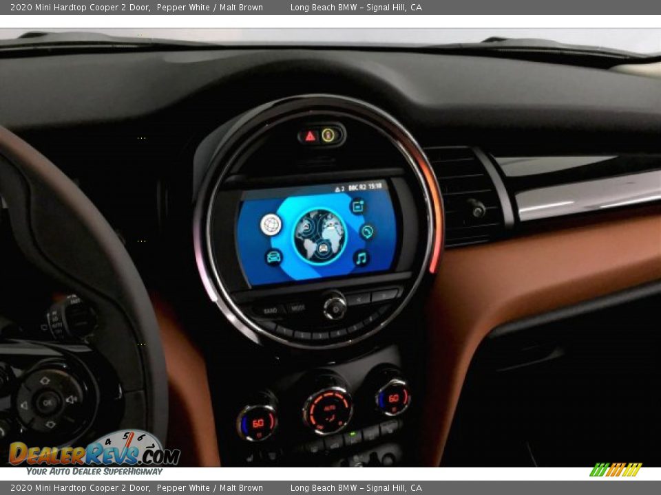 2020 Mini Hardtop Cooper 2 Door Pepper White / Malt Brown Photo #5
