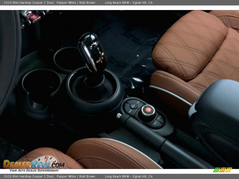 2020 Mini Hardtop Cooper 2 Door Pepper White / Malt Brown Photo #6