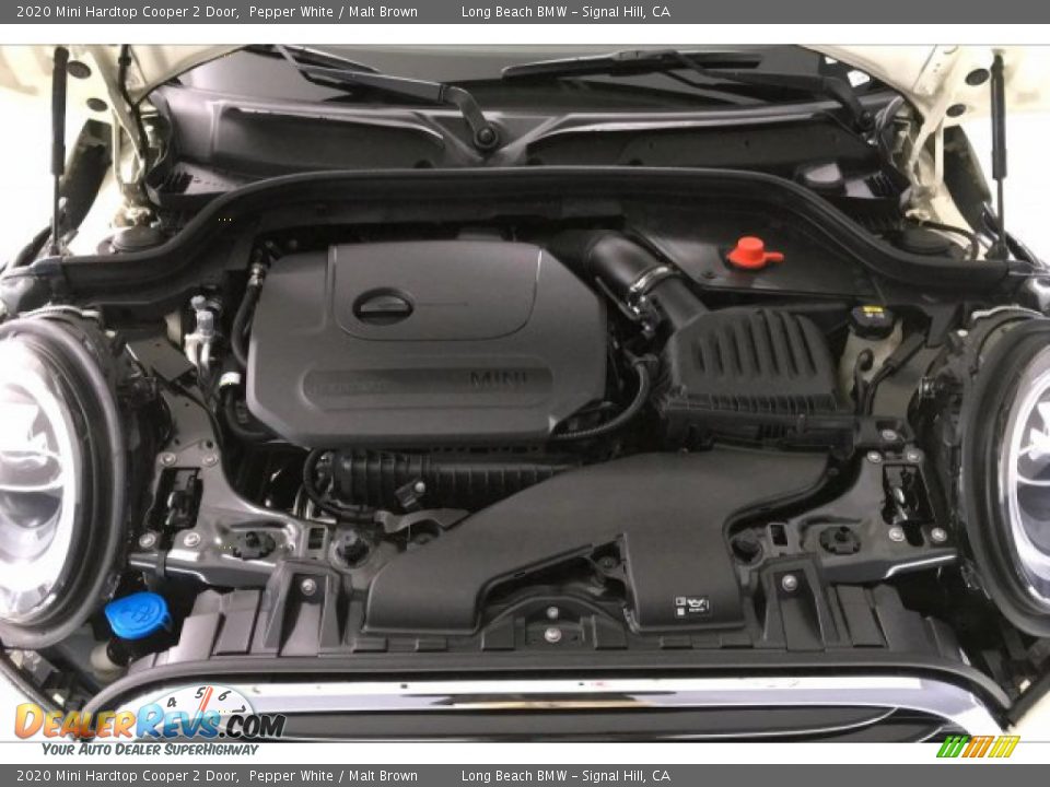 2020 Mini Hardtop Cooper 2 Door Pepper White / Malt Brown Photo #8
