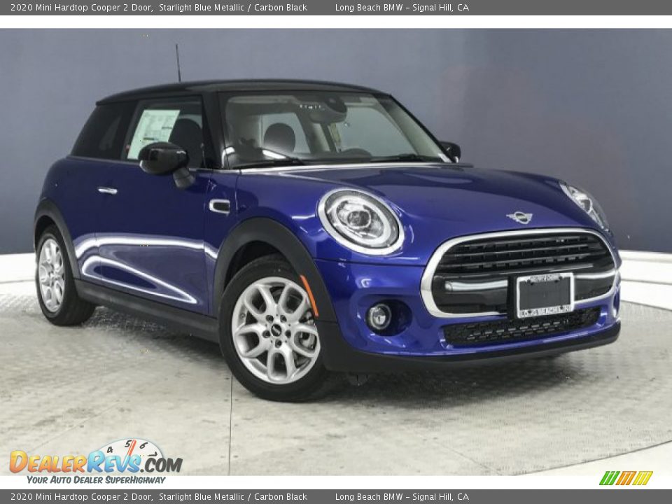 2020 Mini Hardtop Cooper 2 Door Starlight Blue Metallic / Carbon Black Photo #12