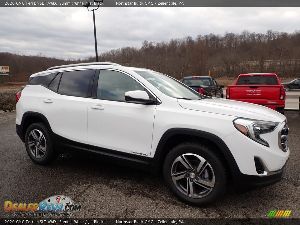 2020 GMC Terrain SLT AWD Summit White / Jet Black Photo #3