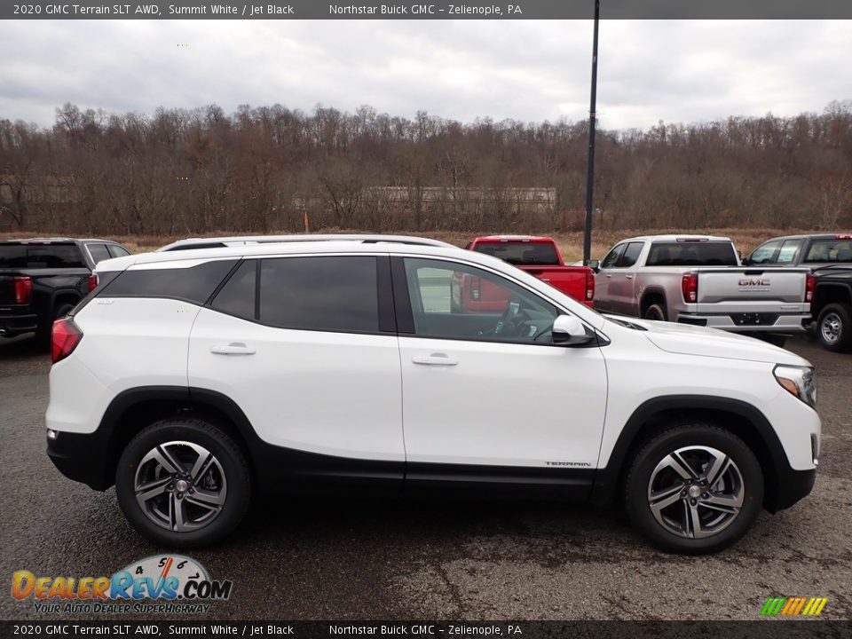 2020 GMC Terrain SLT AWD Summit White / Jet Black Photo #4