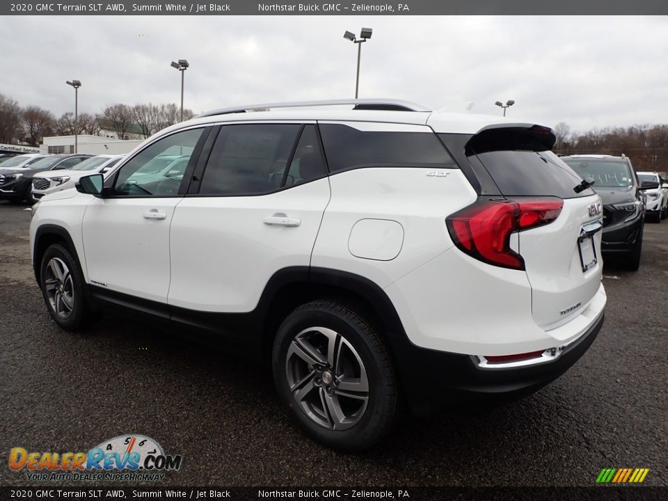 2020 GMC Terrain SLT AWD Summit White / Jet Black Photo #8