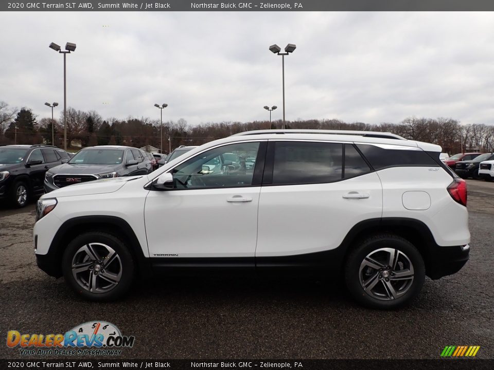 2020 GMC Terrain SLT AWD Summit White / Jet Black Photo #9