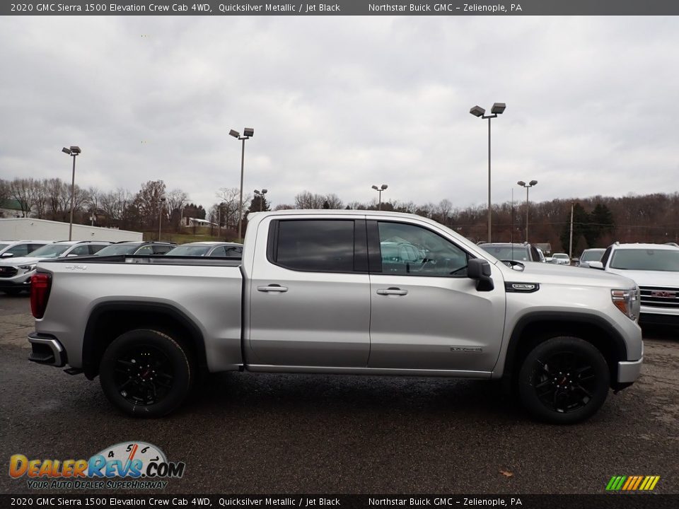 2020 GMC Sierra 1500 Elevation Crew Cab 4WD Quicksilver Metallic / Jet Black Photo #4