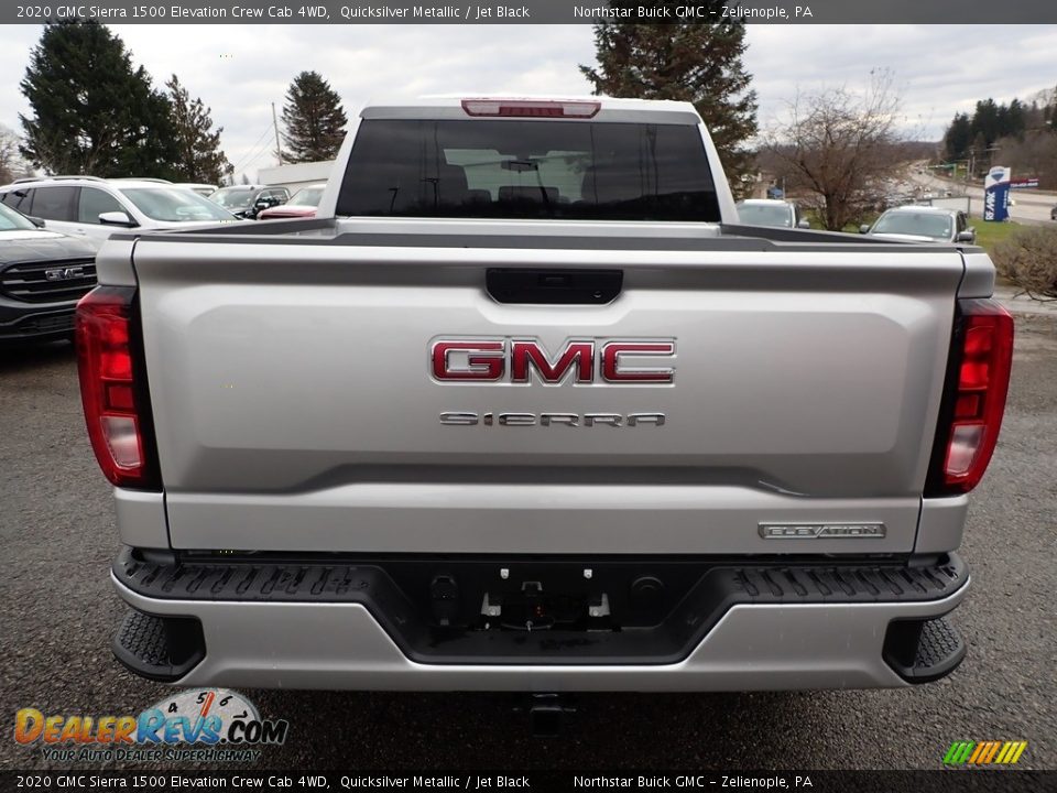 2020 GMC Sierra 1500 Elevation Crew Cab 4WD Quicksilver Metallic / Jet Black Photo #6