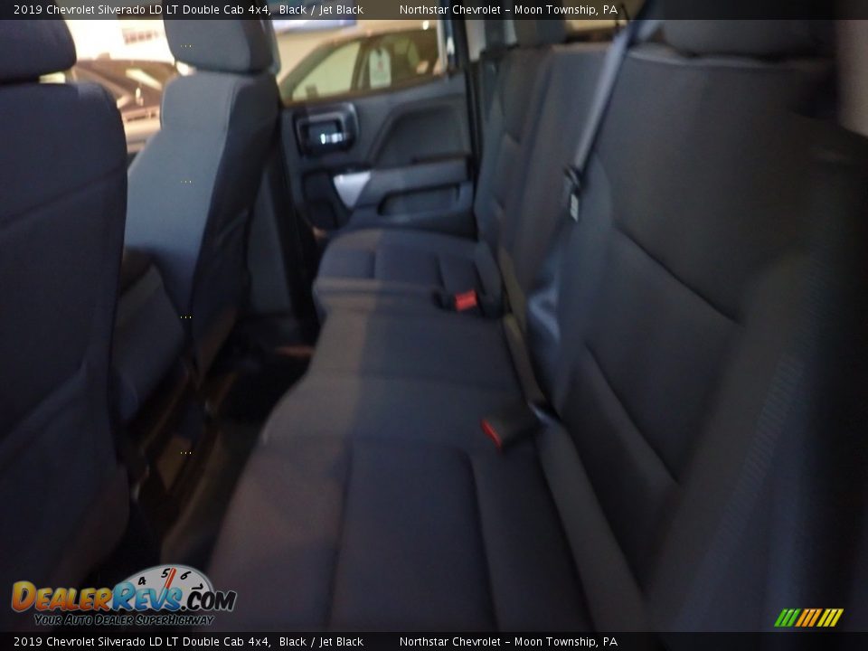 2019 Chevrolet Silverado LD LT Double Cab 4x4 Black / Jet Black Photo #9