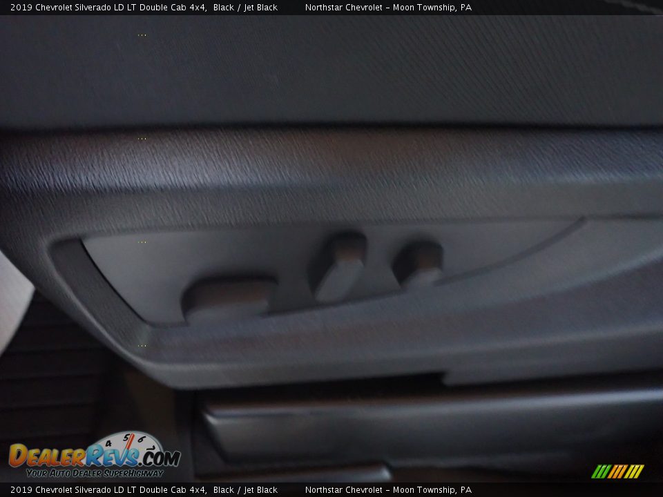 2019 Chevrolet Silverado LD LT Double Cab 4x4 Black / Jet Black Photo #14